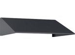 Schrägdachaufsatz für C+P Schließfachschrank Resisto, Neigung von 26°, B 772 x T 640 x H 230 mm, Stahl, anthrazitgrau RAL 7016