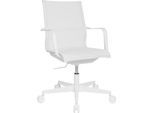 Topstar Bürostuhl Sitness Life 40, mit Armlehnen, 3D-Mechanik, Flachsitz, Netzrücken, weiß/weiß