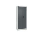 Schäfer Shop Select Materialschrank MS 2408, Leergehäuse, 800 x T 400 x H 1935 mm, Stahl, lichtgrau/anthrazitgrau