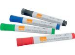 nobo Glas-Whiteboard Marker, 4er Set sortiert