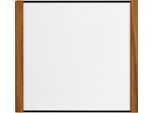 moedel Türschild LMH, Aluminium- und Holzrahmen, Holzart wählbar, Polyester-Abdeckung, Klebemontage, B 159,5 x H 150,5 mm, schwarz/Eiche