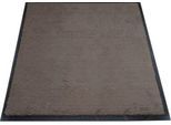 Schmutzfangmatte miltex Eazycare Style, eckig, antistatisch, UV-beständig, waschbar, High-Twist-Nylon & Niltrilgummi, 750 x 850 mm, graubraun