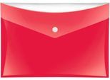 Dokumententasche Veloflex VELOCOLOR®, DIN A5, Kunststoff, für ca. 100 Blatt, 6 Stück, rot