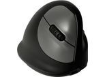 Vertikalmaus R-Go HE Break, ergonomisch, für Rechtshänder, 400-2400 dpi, 5 Tasten & Scrollrad, LED-Pausenanzeige, Bluetooth, Größe L, schwarz