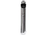 Wandascher Probbax, Volumen 1,7 l, verschließbar, mit Dach, B 76 x T 76 x H 460 mm, Edelstahl, edelstahlfarben