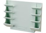 Markerhalter Legamaster, für Glasboards, für 4 Marker, Neodym-Magnet, sage green
