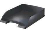 LEITZ® Ablagekorb Style, DIN A4, Kunststoff, satin schwarz, 5 stück