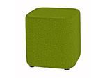 Nowy Styl Sitzhocker TAPA Square O Type, Schurwolle, B 450 x T 450 x H 470 mm, grün