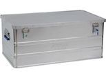 Transportbox Alutec CLASSIC 142, Aluminium, 142 l, L 895 x B 495 x H 375 mm, Zylinderschlösser