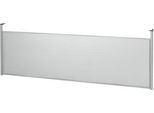 Schäfer Shop Genius Rückseitenblende, für Schreibtisch B 1800 mm, H 466 mm, weißaluminium