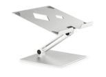 Laptopständer Durable Stand Rise, für Laptops bis 17", Gummiauflagen, manuell verstellbar, mit Griffmulde, Aluminium