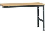 Manuflex Ansatztisch UNIVERSAL Standard, 1500 x 800 mm, Multiplex natur, anthrazit
