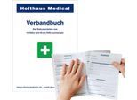 Verbandbuch, DIN A5, nach BGI 511-1, mit perforierten Seiten, 50 Blatt