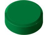 Rundmagnete MAUL, Kunststoff & Metall, Feinstruktur, Haftkraft 600 g, ø 29 x 11 mm, grün, 20 Stück