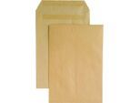 Versandtaschen Eurokuvert, C4, ohne Fenster, selbstklebend, 250 Stück, Papier, braun