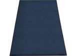 Schmutzfangmatte miltex Eazycare Style, eckig, antistatisch, UV-beständig, waschbar, High-Twist-Nylon & Niltrilgummi, 1200 x 2000 mm, stahlblau