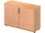 Schäfer Shop Genius Flügeltürenschrank TETRIS WOOD, 2 OH, Höhe inkl. Gleiter, B 1200 mm, Buche-Dekor