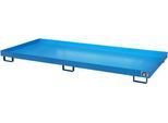Regalwanne Typ RW/RW 3300-1, ohne Gitterrost, blau RAL5012