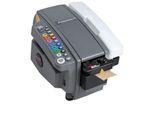 Elektronischer Klebestreifengeber VARIO 555eMA, für Nassklebebänder mit B 40-80 mm, 14 Längen 150-1450 mm, 1150 mm/s, Kunststoff & Stahl, grau