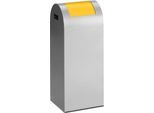 Selbstlöschende Wertstoff-Abfallsammler 55R, silber/gelb