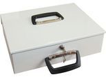 Format Geldkassette Nummus Pro, mit Euro-Zählbrett, B 355 x T 275 x H 105 mm, lichtgrau