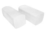 Schäfer Shop Pure Papierhandtücher Zick-Zack-Falzung, 1-lagig, L 250 x B 230 mm, reißfest, 5000 Blatt, weiß