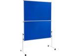 Moderationswand Legamaster ECONOMY, Filz - klappbar, blau