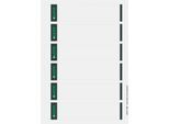 LEITZ® Rückenschilder kurz, PC-beschriftbar, Rückenbreite 50 mm, selbstklebend, 150 St., grau