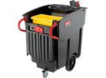 Rubbermaid Sammelbehälter Mega Brute, mobil, L 1334 x B 698 x H 1080 mm, 454 l, schwarz