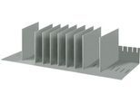 Sortierstation, DIN A4, Polystyrol, für Schränke, 8 Fächer, B 700 x T 275 x H 210 mm