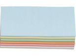 Moderationskarten, rechteckig, 95 x 205 mm, 250 Stück, farbsortiert