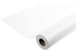 Tischdecke ProNappe, wasserabweisend, abwischbar, reißfest, L 20 m x B 1200 mm, recycelbares Spunbond, weiß, 1 Rolle