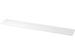 Abdeckplatte TOPAS LINE, für Regale und Schränke, B 2405 mm, weiß
