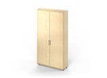 Schäfer Shop Genius Flügeltürenschrank TETRIS WOOD, 5 OH, Höhe inkl. Gleiter, B 1200 mm, Ahorn-Dekor