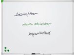 Franken Whiteboard U-Act!Line®, Hoch- & Querformat, emailliert, magnethaftend, recycelbar, mit Ablageschale, B 1200 x H 900 mm