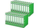 LEITZ® Ordner 1015, DIN A4, Rückenbreite 52 mm, 20 Stück, hellgrün