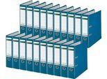 LEITZ® Ordner 1010, DIN A4, Rückenbreite 80 mm, 20 Stück, blau