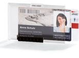 Durable Kartenhalter Pushbox Duo, Kunststoff, für bis zu 2 Karten pro Kammer, 10 St.