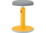 Leitz Sitz- & Stehhocker Ergo Cosy Active, B 370 x T 370 x H 460 - 790 mm, bis 110 kg, Warmes Gelb