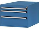 Manuflex Schubladen-Unterbauten, für Werkbank Profi Tiefe 700 mm, brillantblau