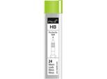 Bleistiftmine Pica Fine Dry HB 7030, Minendurchmesser 0,9 mm, Härtegrad HB, Schreibfarbe graphit, 24 Stück in Dose mit Drehdeckel