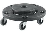 Rubbermaid Fahrgestell Brute für Container 75/121/166/208 l, rund, Polyethylen, schwarz