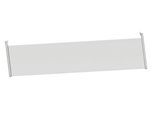 Schäfer Shop Genius Rückseitenblende, für Schreibtisch 90 Grad, H 466 mm, weißaluminium