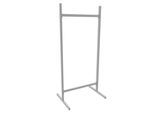 Variabo Leerregal, Grundfeld, doppelseitig, L 1000 x H 2250 mm