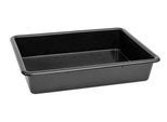 Auffangwanne für Kleingebinde, Volumen 28 l, stapelbar, B 645 x T 495 x H 120 mm, Polyethylen, schwarz