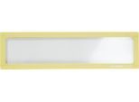 Schäfer Shop Select Magnetrahmen, für Überschriften (DINA5 quer/ DIN A4), UV-beständige PET-Folie, gelb, 4 Stück
