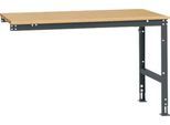 Manuflex Ansatztisch UNIVERSAL Standard, Tischplatte Multiplex, 1500x1000, anthrazit