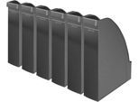 LEITZ® Stehsammler 2476, Rückenbreite 70 mm, Polystyrol, 6 Stück, schwarz