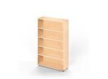 Schäfer Shop Genius Regal TETRIS WOOD, 5 OH, Höhe inkl. Gleiter, B 1000 mm, Ahron-Dekor