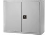 Schäfer Shop Select Aufsatzschrank, abschließbar, Höhe 800 mm, Breite 950 mm, weißaluminium RAL 9006